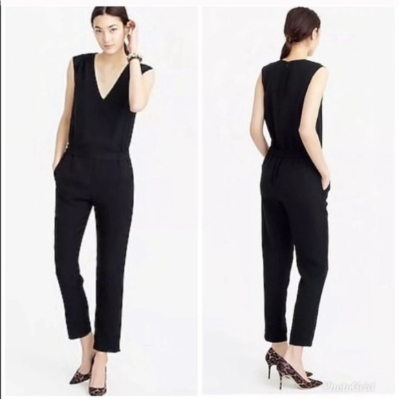 J. Crew Pants - J. Crew Drapey Oxford Crepe V Neck Jumpsuit 8